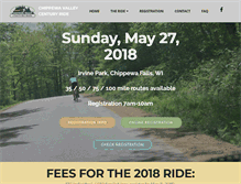 Tablet Screenshot of chippewavalleyride.us